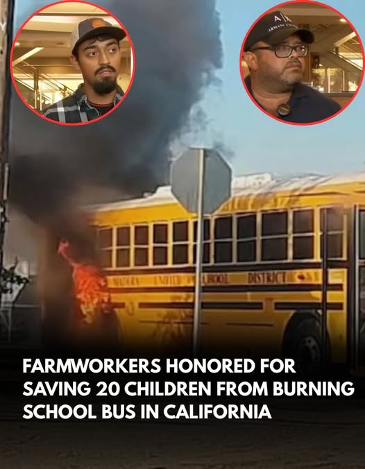 Farmworkers Turn Heroes as School Bus Bursts Into Flames in Madera County