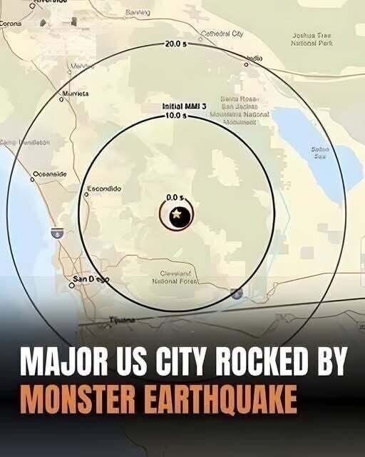 Community Reaction After a Strong Earthquake in San Diego