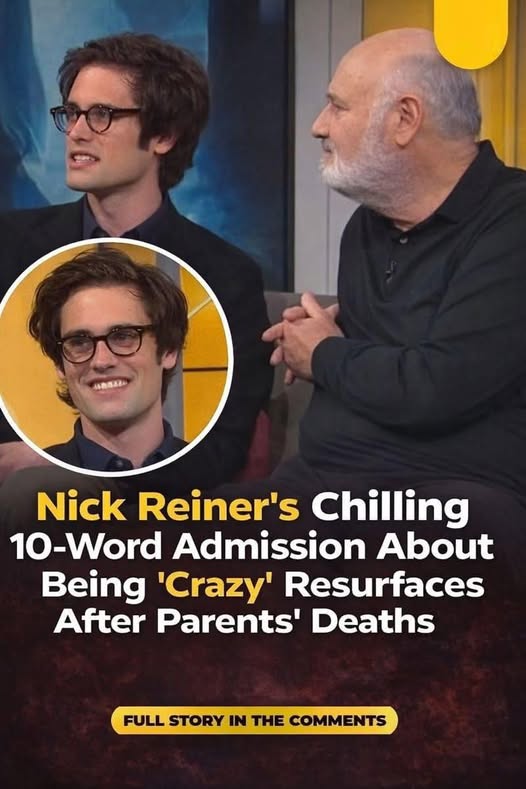 Nick Reiner\&rsquo;s chilling 10-word admission about being&hellip;See more