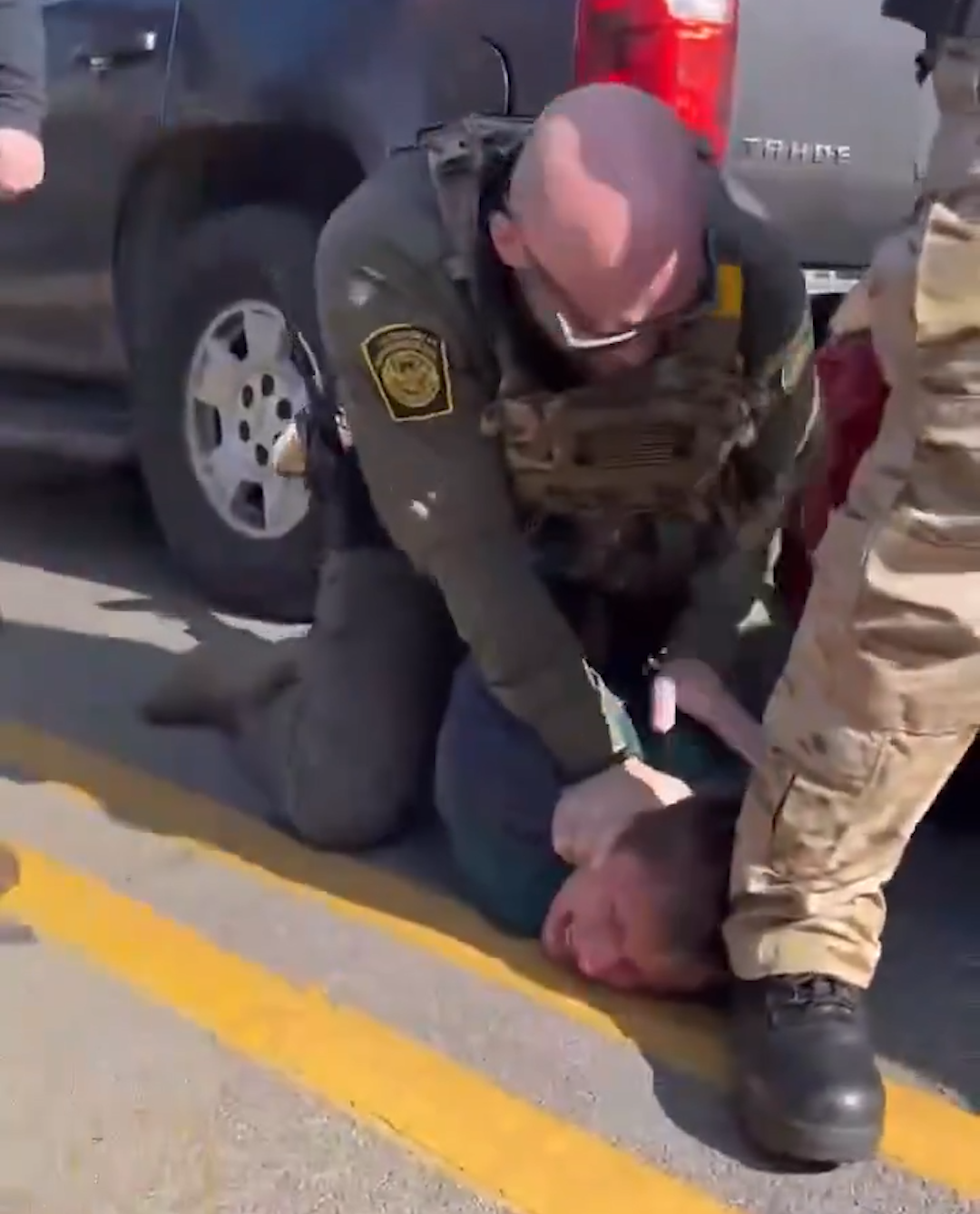 Resurfaced Evanston Video Shows Federal Agent Striking Man on Ground as Bystanders Protest